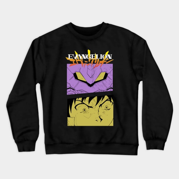 shinji hikari-eva 01 Crewneck Sweatshirt by Amartwork